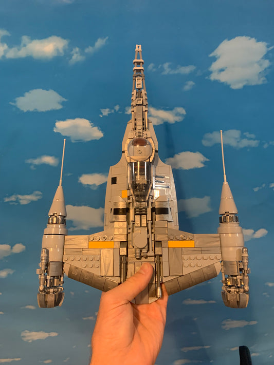 MOC-99932: Din Djarin's N-1 Starfighter -by alifornia design